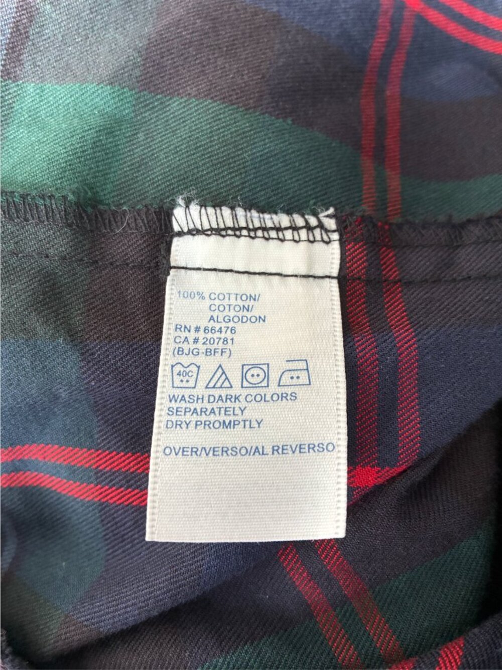 Tommy Hilfiger Vintage 00's Plaid Pants - Size 14 - Picture 8 of 9